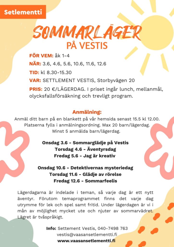 Sommarläger på Vestis