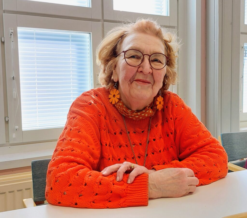 Vaasan Setlementin kerholainen Leena Kojonen.